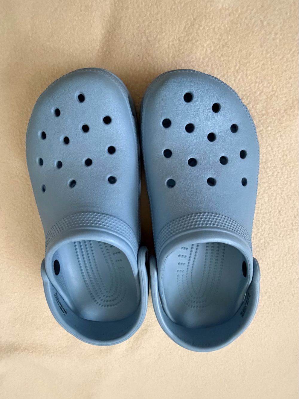 Crocs Classic Clogs Slate Blue / Grey Men 8 / Women 10 Slip-On Shoes